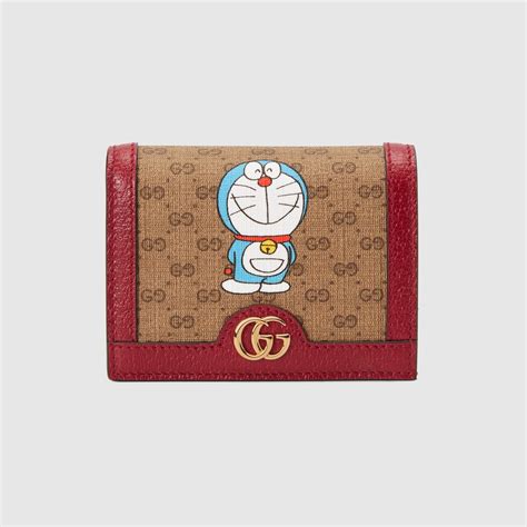 gucci doraemon card holder|Gucci Doraemon x.